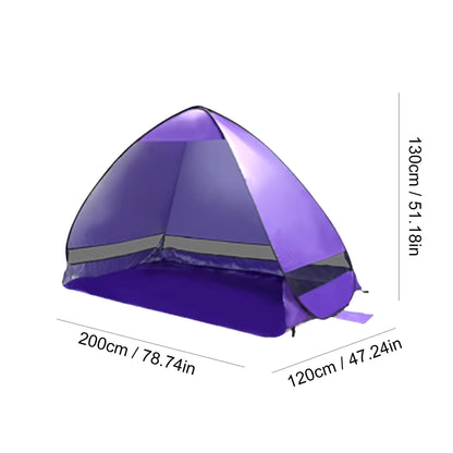 Shade UPF 50 Shelter Anti-Uv Camping Tent Easy Setup Shelter Beach Essentials Outdoor Gear for Park Picnic Fishing Courtyard