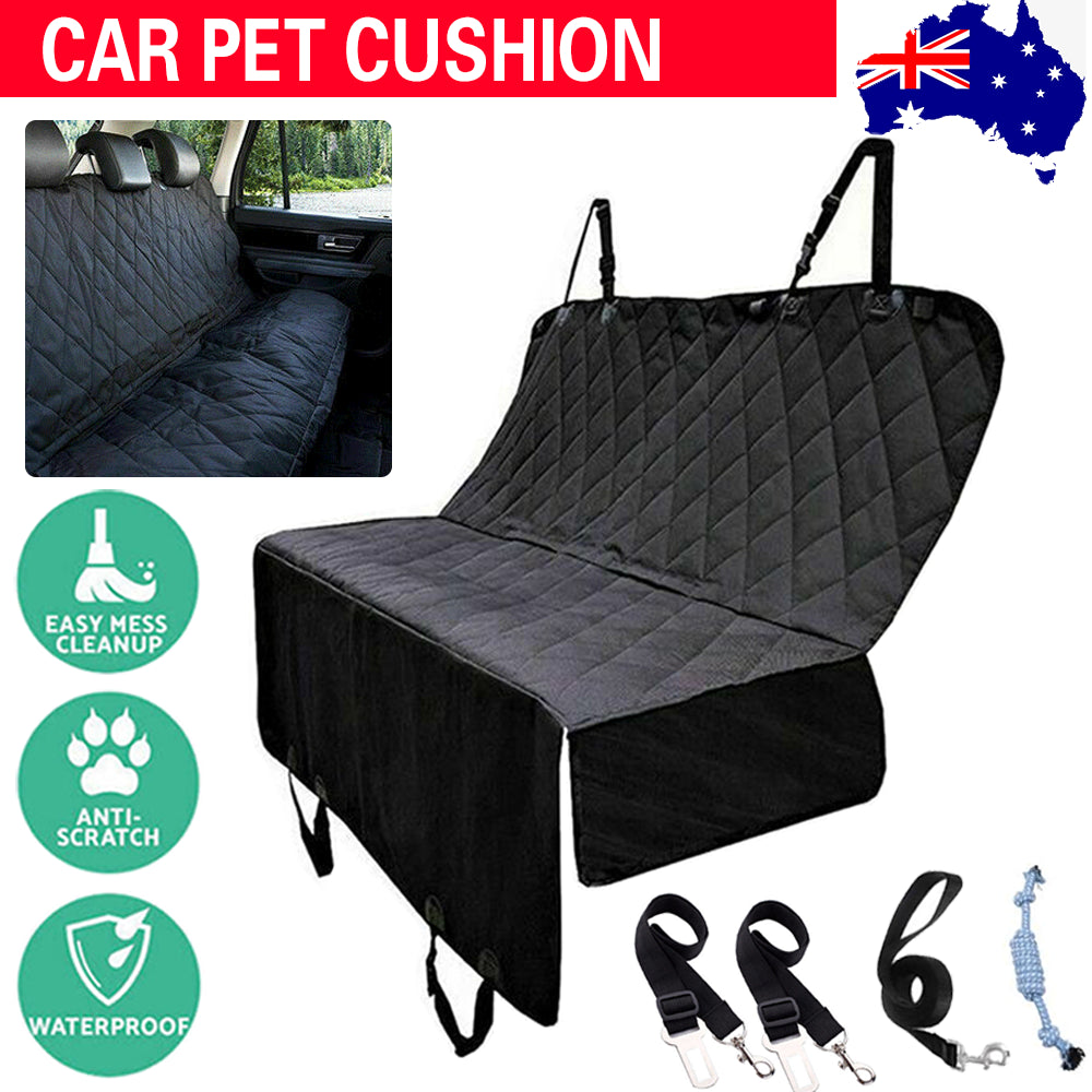 Premium Waterproof Pet Car Seat Cover Hammock - Non-Slip Protector for Dogs and Cats