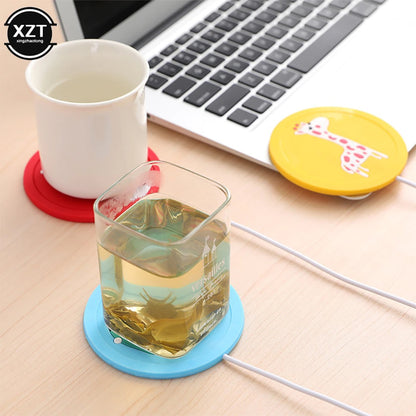 Smart USB Coffee Mug Warmer Tea Milk Cup Heater Pad Heating Plate Home Office