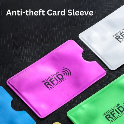 Anti Theft RFID Blocking Aluminum NFC Anti Scanning ID Bank Credit Card Case
