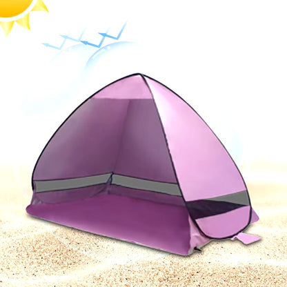 Shade UPF 50 Shelter Anti-Uv Camping Tent Easy Setup Shelter Beach Essentials Outdoor Gear for Park Picnic Fishing Courtyard