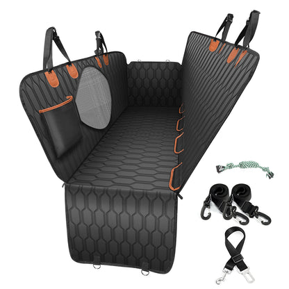 Premium Waterproof Pet Car Seat Cover Hammock - Non-Slip Protector for Dogs and Cats