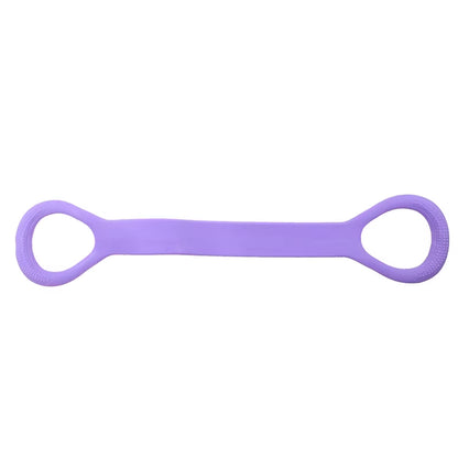 8-Character Elastic Belt Yoga Auxiliary Puller for Home Fitness - Women's Open Shoulder and Back Stretcher