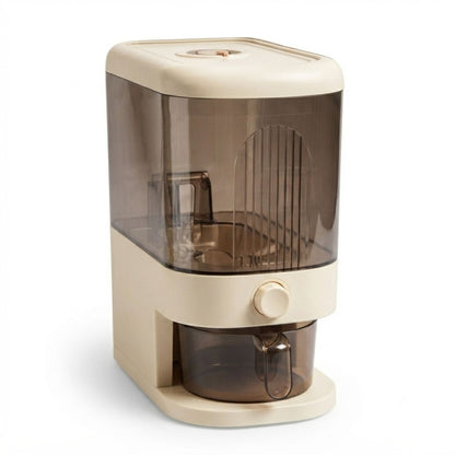 CARLA HOME Rice Dispenser 5kg Large Storage, Press Button Grain Container Kitchen-2094971928354885640
