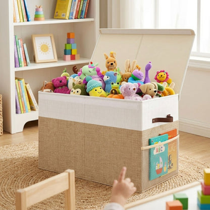 CARLA HOME Large Toy Storage Box with Lid Upgraded Toy Storage Chest Organiser-2094971930133270529