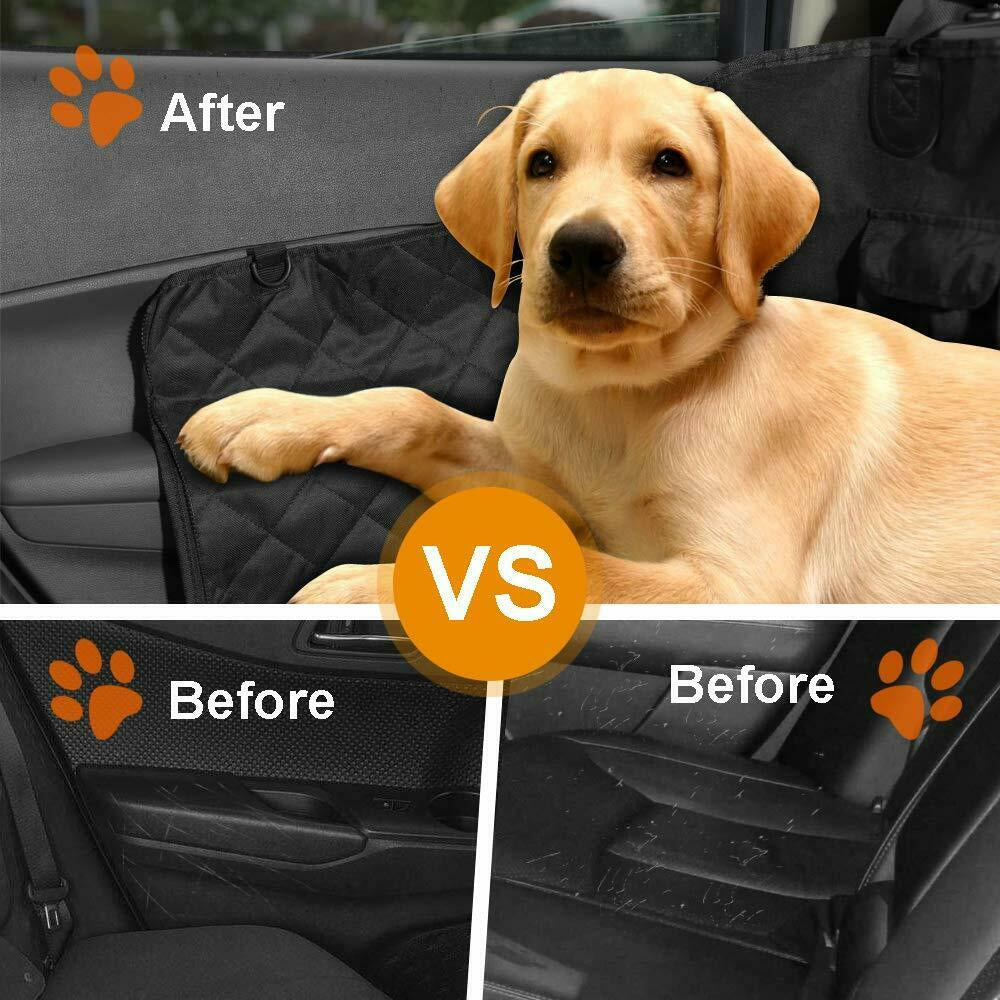 Premium Waterproof Pet Car Seat Cover Hammock - Non-Slip Protector for Dogs and Cats