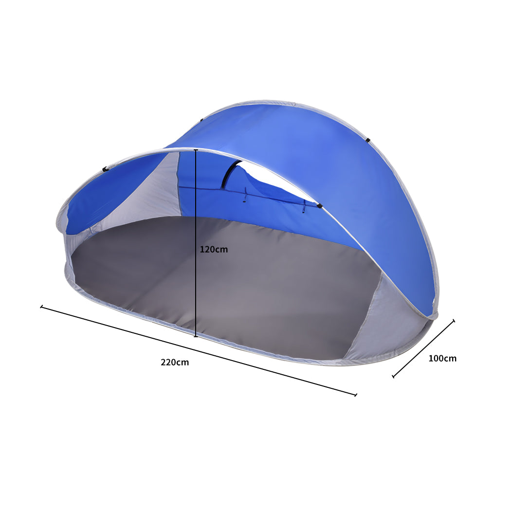 Mountview Pop Up Tent Camping Beach Blue-2065254365639348226