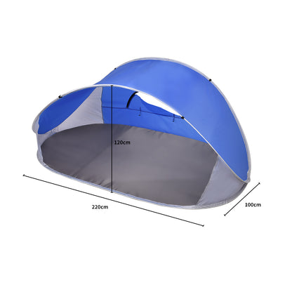 Mountview Pop Up Tent Camping Beach Blue-2065254365639348226