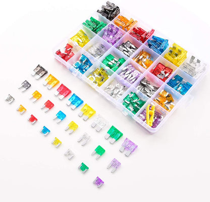 Ultimate 272-Piece Blade Fuse Set - Comprehensive Assortment of Standard, Mini, and Low Profile Automotive Fuses (2A to 35A) for All Your Vehicle Needs