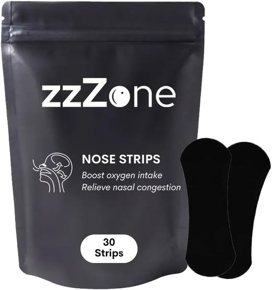 Transform Your Sleep and Performance with Extra Strength Nose Strips - 30 Pack for Snoring Relief and Enhanced Breathing