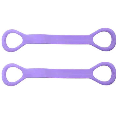 8-Character Elastic Belt Yoga Auxiliary Puller for Home Fitness - Women's Open Shoulder and Back Stretcher