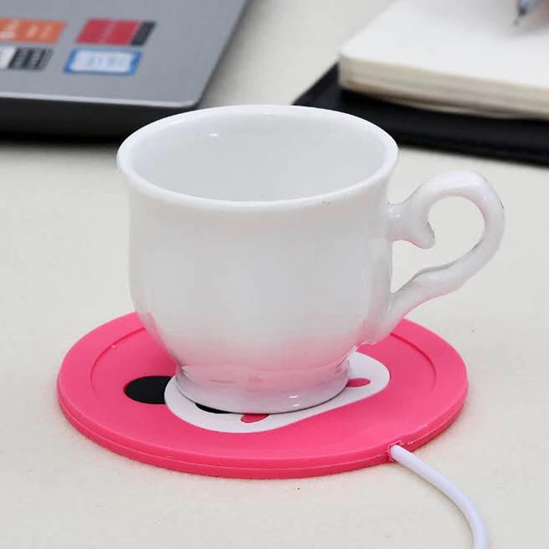 Smart USB Coffee Mug Warmer Tea Milk Cup Heater Pad Heating Plate Home Office