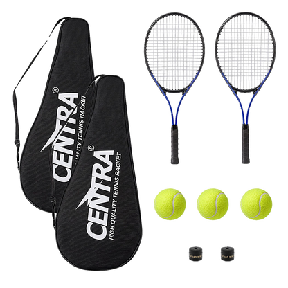 Centra 9Pcs Tennis Racket  Set Lightweight Racquet Balls Carry Bag Overgrips-2100035024760999944
