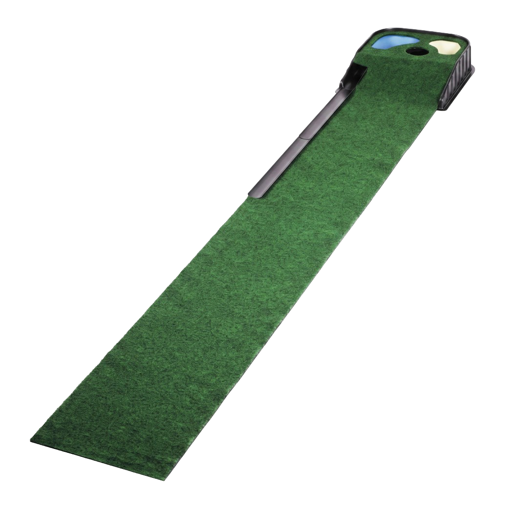 Centra Golf Putting Mat Training Aid Auto Ball Return 270cm Indoor,Green-2109799593401847816