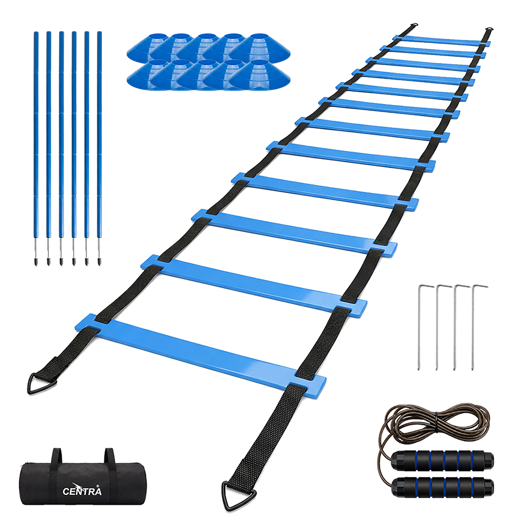 Centra Soccer Agility Training Poles Set Includes 6 Agility Poles Agility Ladder-2050059020542283784