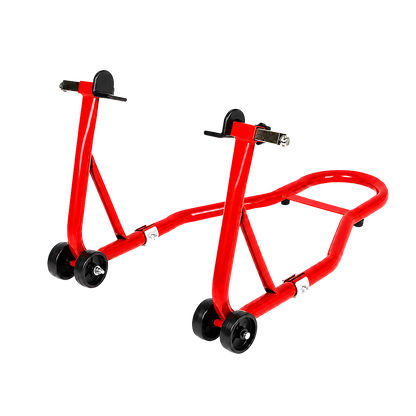 Monvelo Motorcycle Stand Heavy Duty 500KG Carbon Steel Lift Adjustable Fork Red-2100035000937353224