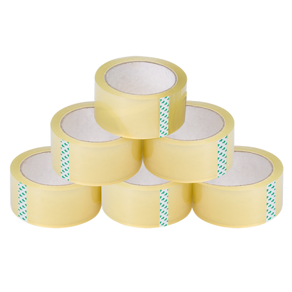6 Rolls Packing Packaging Tape 45mmx75m-2065254233879482376