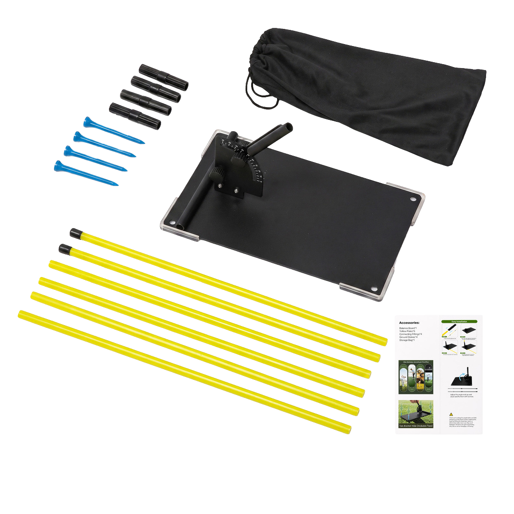 Centra Golf Alignment Sticks With Cast Iron Base Portable Practice For Outdoor-2100035025847324680