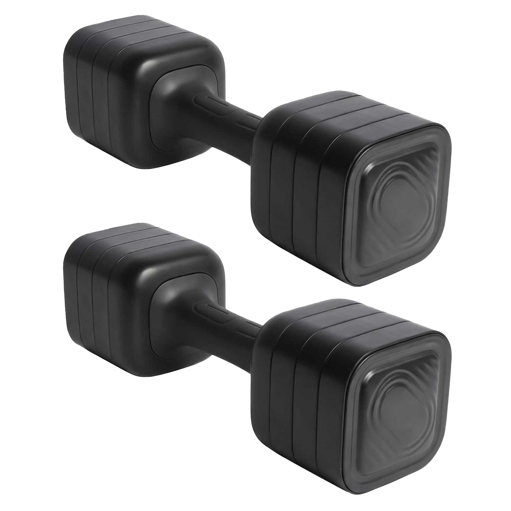 Centra Dumbbell Set Adjustable Dumbbells With TPU Grip For Home Gym Black 2pc-2109799599772995593