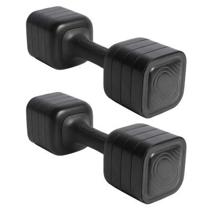 Centra Dumbbell Set Adjustable Dumbbells With TPU Grip For Home Gym Black 2pc-2109799599772995593