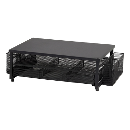 Levede Monitor Stand Riser Metal Computer Desk Organizer Shelf Drawer Pen Holder-2072893559228469256