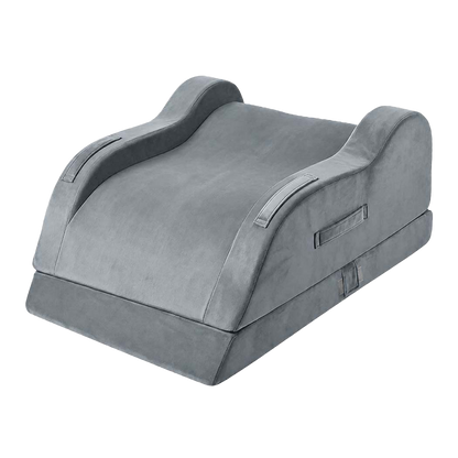 DreamZ Leg Elevation Pillow After Surgery Gel Memory Foam Double Leg Grey-2109799598040748041