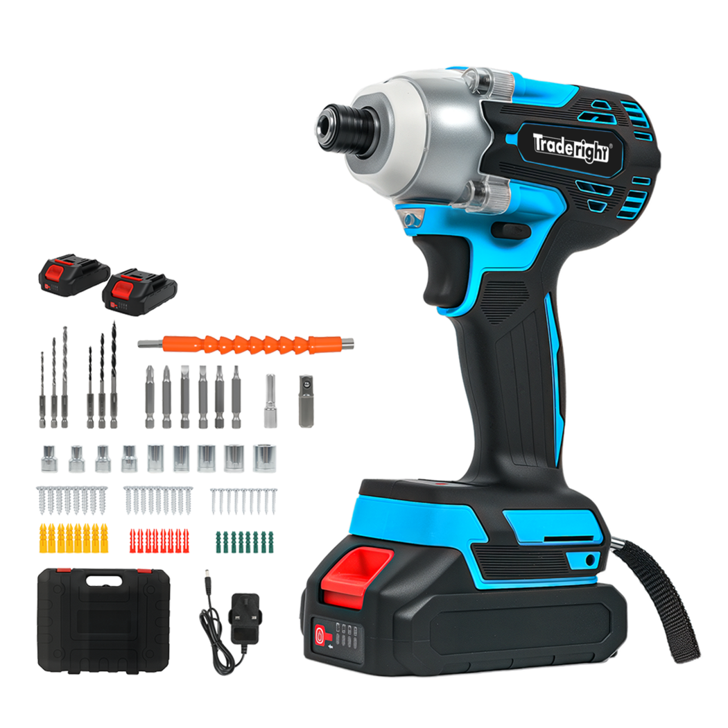 Traderight 21V Impact Driver Cordless,400Nm,2x2.0Ah,Kit-2065254645026131976
