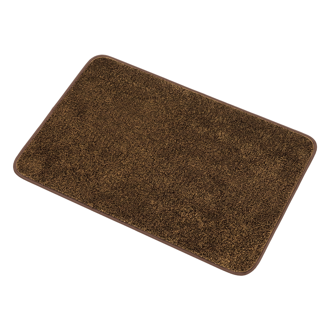 Marlow Door Mat Non Slip Absorbent Washable Pet Friendly for Entrance Brown-2109799592705593353