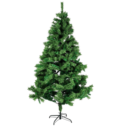 Santaco Christmas Tree 2.1m Slim PVC Xmas Tree with 797 Tips Green-2100035037754953736