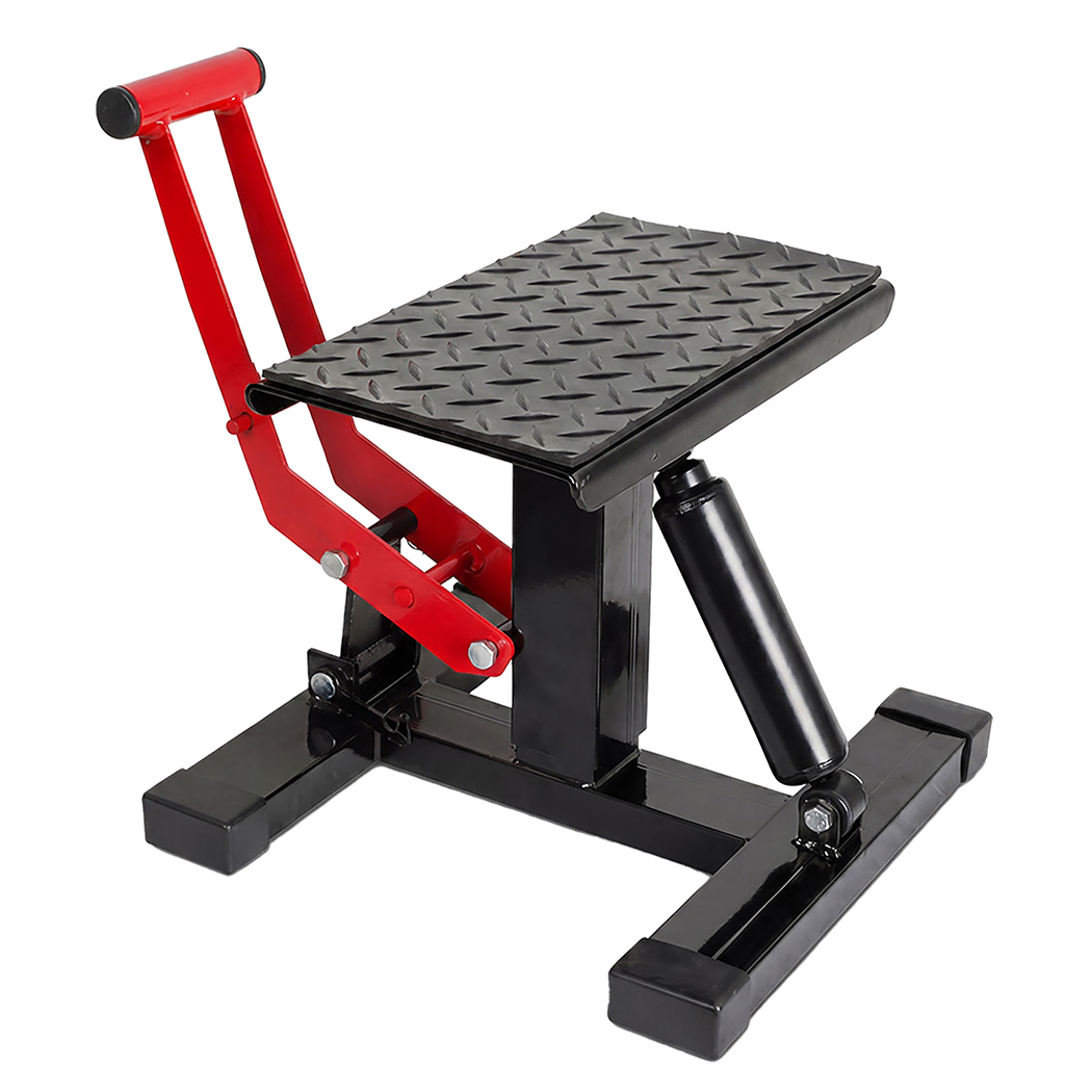 Monvelo Dirt Bike Lift Stand Hydraulic Motorcycle Jack 400kg 360° Platform-2061251871993106440