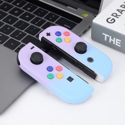 Wireless Controller Gamepad For Nintendo Switch Joy Con Left + Right - White Left & Right + Wrist Strap