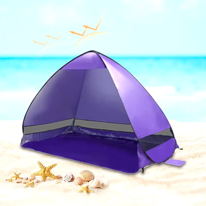 Shade UPF 50 Shelter Anti-Uv Camping Tent Easy Setup Shelter Beach Essentials Outdoor Gear for Park Picnic Fishing Courtyard
