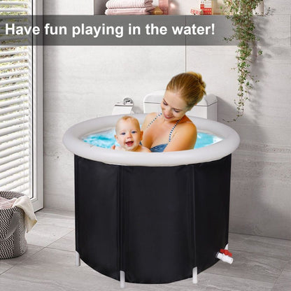 Large Ice Bath Tub PVC Folding Bathtub For Athletes Cold Water Therapy Hot Tub