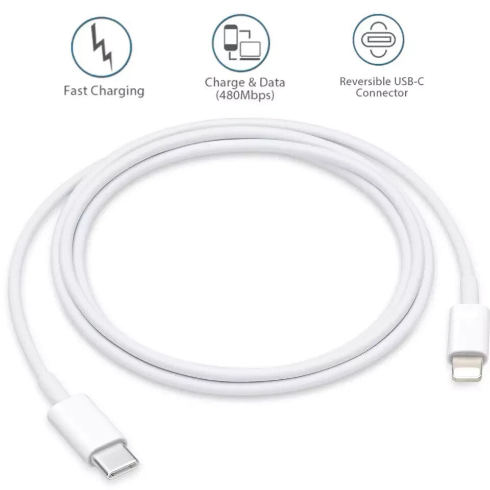 USB-C to Apple Fast Charging Cable - Power Up Your iPhone, iPad, and AirPods with Speed and Style!