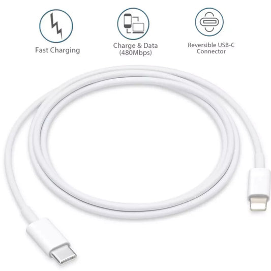 USB-C to Apple Fast Charging Cable - Power Up Your iPhone, iPad, and AirPods with Speed and Style!