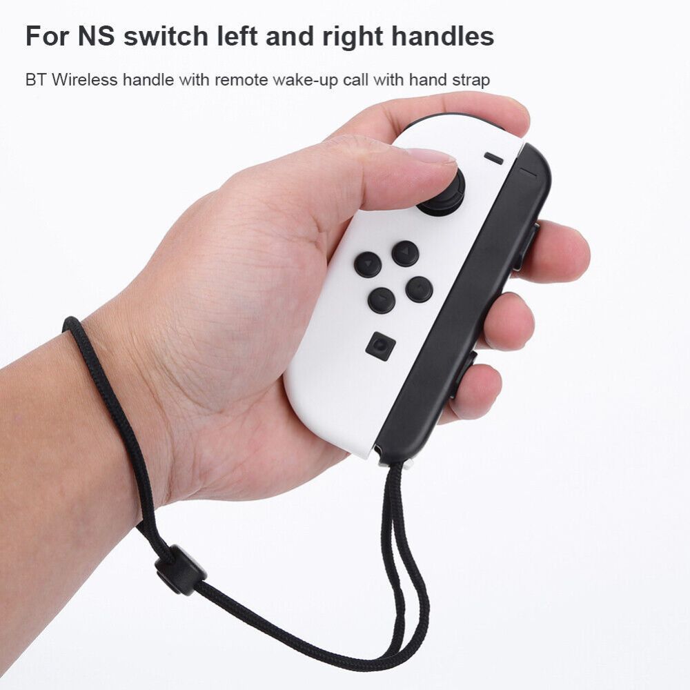 Wireless Controller Gamepad For Nintendo Switch Joy Con Left + Right - Pikachu + Wrist Strap