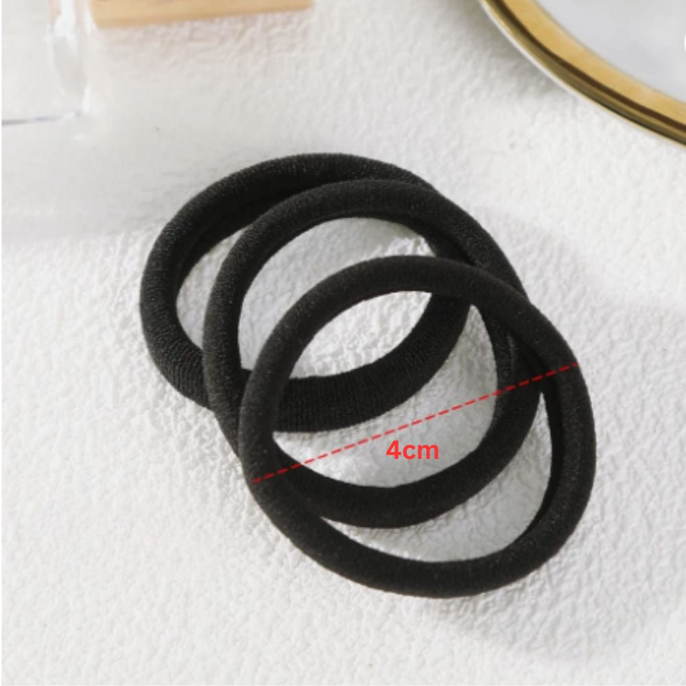 50s 100s Gradient-Coloured Hair Towel Bands for Kids Soft Highly Elastic Hair Ties Girls Daily Accessories