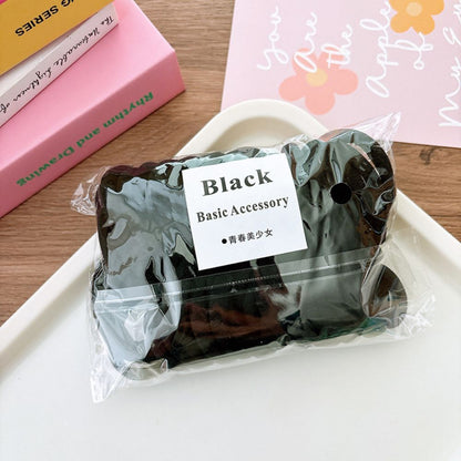 50s 100s Gradient-Coloured Hair Towel Bands for Kids Soft Highly Elastic Hair Ties Girls Daily Accessories