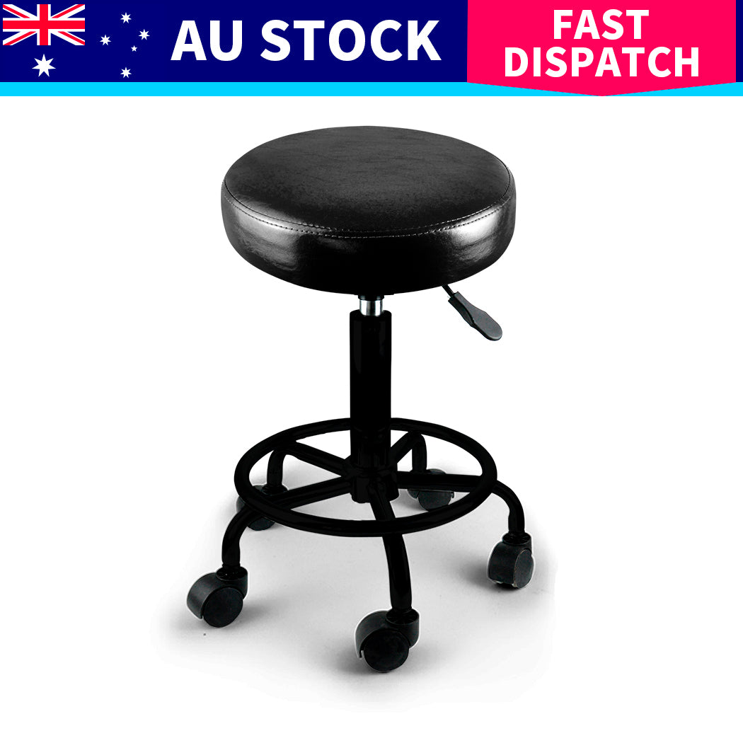 Levede 2x Salon Stool Swivel Bar Stools-2018816816809381896