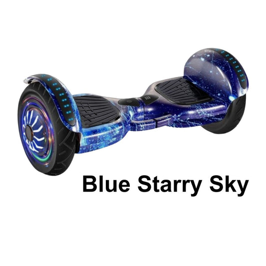 6.5inch Wheel Electric Self Balancing Hoverboard with LED Lights & Bluetooth Speakers -  Blue Starry Sky