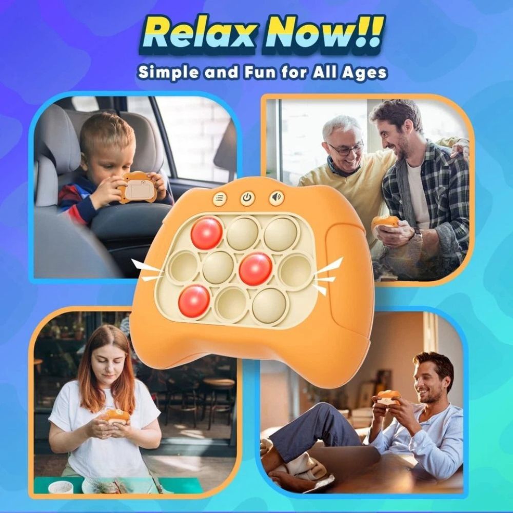 Sensory Speed Push Puzzle Game Machine Push Fidget Toy Anxiety Stress Relief