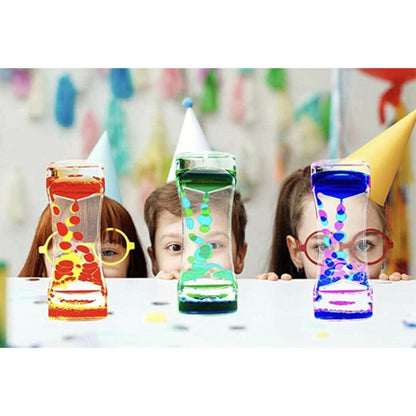 Liquid motion bubble timer sensory toy