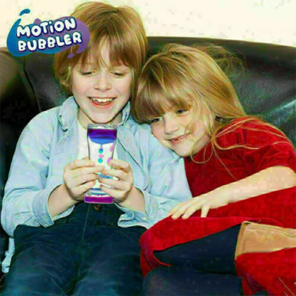 Liquid motion bubble timer sensory toy