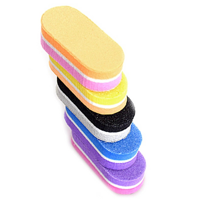 10-50pcs Nail File Buffer Block Sanding Sponge Acrylic Nail Art Buffing