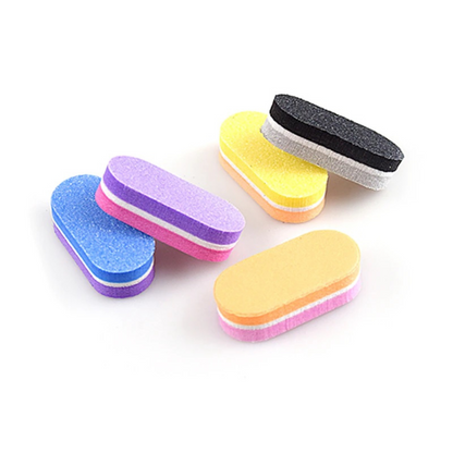 10-50pcs Nail File Buffer Block Sanding Sponge Acrylic Nail Art Buffing