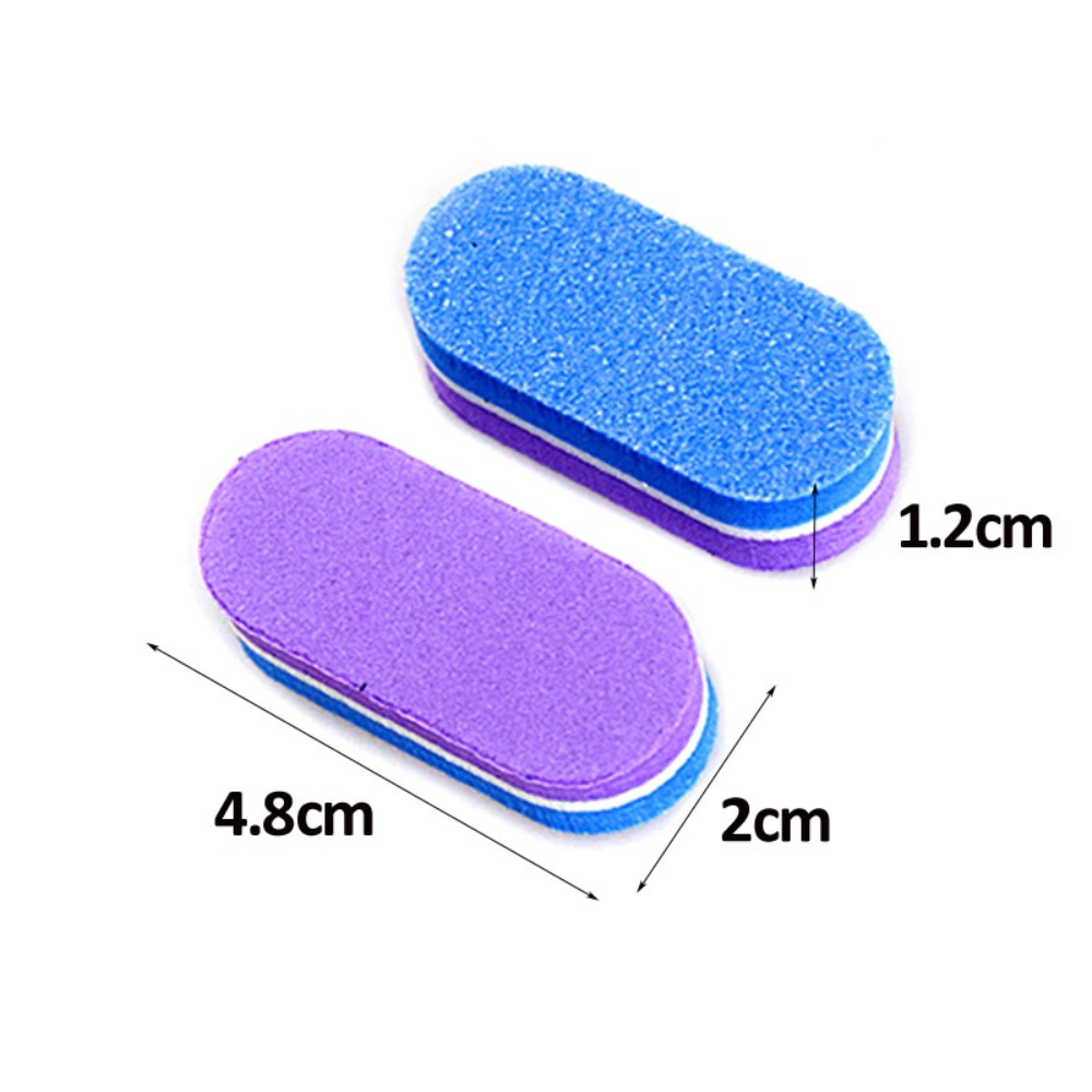 10-50pcs Nail File Buffer Block Sanding Sponge Acrylic Nail Art Buffing