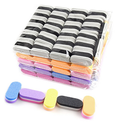 10-50pcs Nail File Buffer Block Sanding Sponge Acrylic Nail Art Buffing