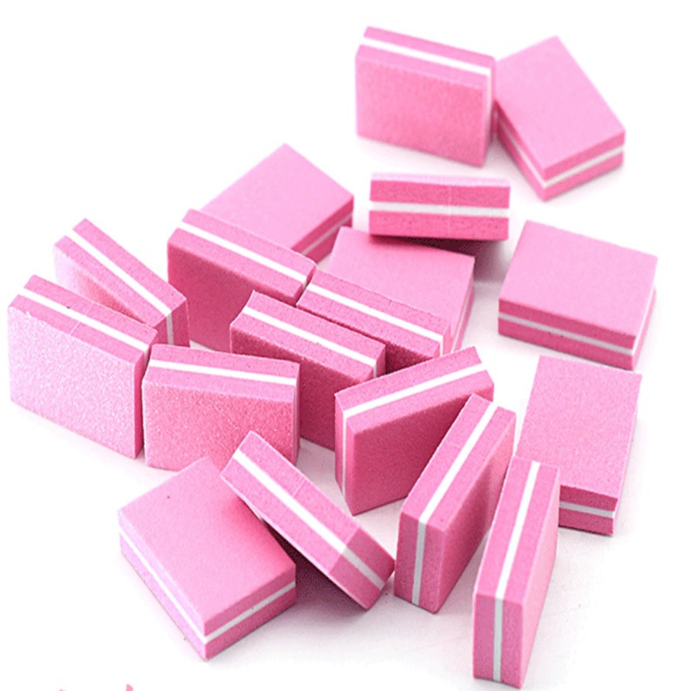 10-50pcs Nail File Buffer Block Sanding Sponge Acrylic Nail Art Buffing