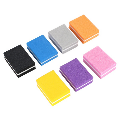 10-50pcs Nail File Buffer Block Sanding Sponge Acrylic Nail Art Buffing