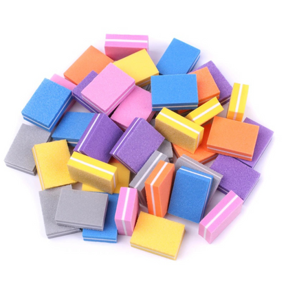 10-50pcs Nail File Buffer Block Sanding Sponge Acrylic Nail Art Buffing